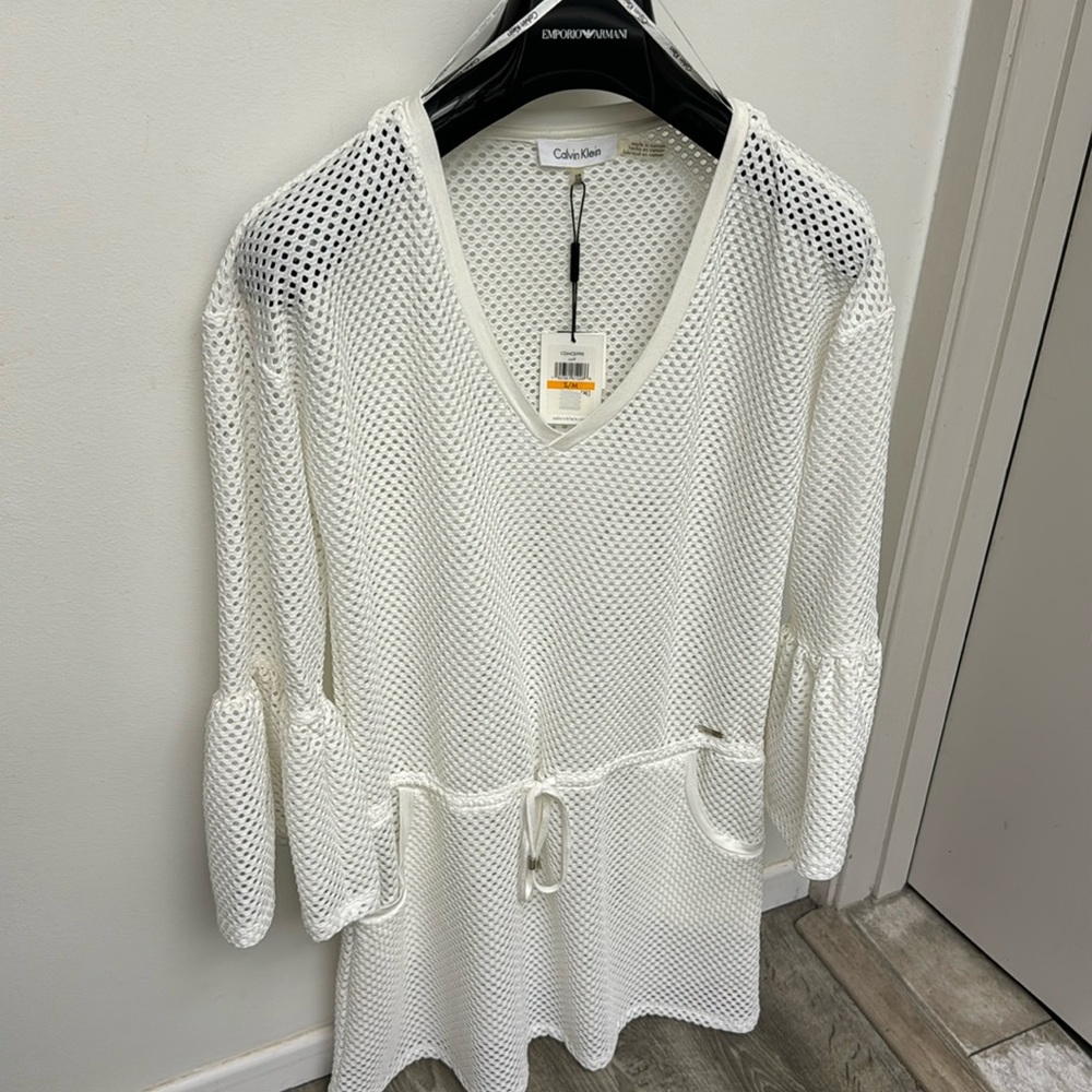Calvin Klein mesh cover up S/M